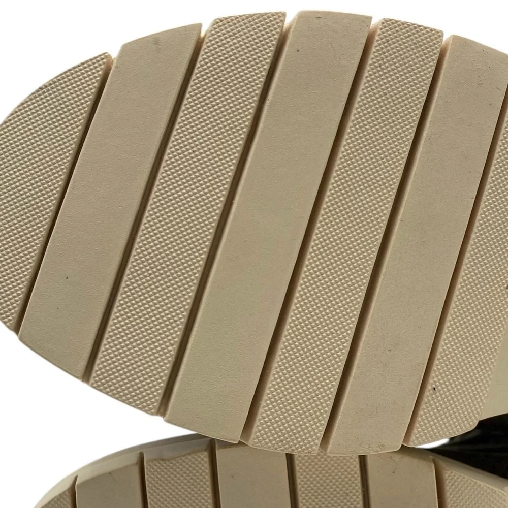 MIA Womens Shoes Havenn Combat Boots Green Vegan Leather Lace Up Chunky Trendy - Picture 10 of 12